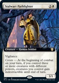 Stalwart Pathlighter (Extended Art), Commander: Innistrad: Midnight Hunt