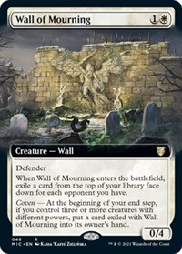Wall of Mourning (Extended Art), Commander: Innistrad: Midnight Hunt