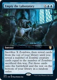 Empty the Laboratory (Extended Art), Commander: Innistrad: Midnight Hunt