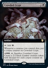 Crowded Crypt (Extended Art), Commander: Innistrad: Midnight Hunt