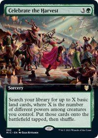 Celebrate the Harvest (Extended Art), Commander: Innistrad: Midnight Hunt