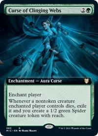 Curse of Clinging Webs (Extended Art), Commander: Innistrad: Midnight Hunt
