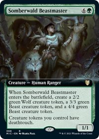 Somberwald Beastmaster (Extended Art), Commander: Innistrad: Midnight Hunt