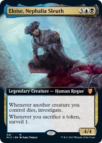Eloise, Nephalia Sleuth (Extended Art), Commander: Innistrad: Midnight Hunt
