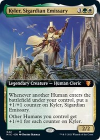 Kyler, Sigardian Emissary (Extended Art), Commander: Innistrad: Midnight Hunt
