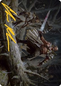 Tovolar, Dire Overlord Art Card (05/81) (Gold-Stamped Signature), Art Series: Innistrad: Midnight Hunt