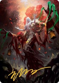Wrenn and Seven Art Card (Gold-Stamped Signature), Art Series: Innistrad: Midnight Hunt