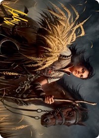 Ambitious Farmhand Art Card (Gold-Stamped Signature), Art Series: Innistrad: Midnight Hunt