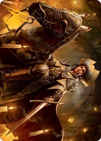 Seasoned Cathar Art Card (Gold-Stamped Signature), Art Series: Innistrad: Midnight Hunt