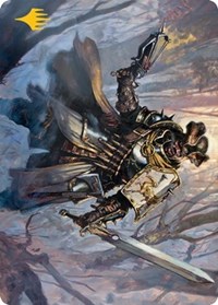Brutal Cathar Art Card (Gold-Stamped Signature), Art Series: Innistrad: Midnight Hunt