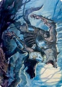 Moonrage Brute Art Card, Art Series: Innistrad: Midnight Hunt