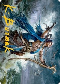 Lier, Disciple of the Drowned Art Card (Gold-Stamped Signature), Art Series: Innistrad: Midnight Hunt