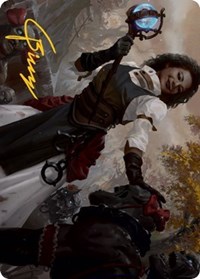 Skaab Wrangler Art Card (Gold-Stamped Signature), Art Series: Innistrad: Midnight Hunt