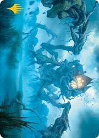 Creeping Inn Art Card (Gold-Stamped Signature), Art Series: Innistrad: Midnight Hunt
