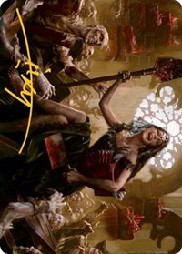 Gisa, Glorious Resurrector Art Card (Gold-Stamped Signature), Art Series: Innistrad: Midnight Hunt