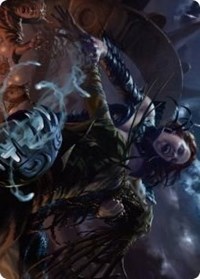 Olivia's Midnight Ambush Art Card, Art Series: Innistrad: Midnight Hunt