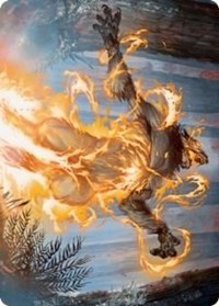 Burn the Accursed Art Card, Art Series: Innistrad: Midnight Hunt