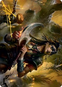 Harvesttide Sentry Art Card (Gold-Stamped Signature), Art Series: Innistrad: Midnight Hunt