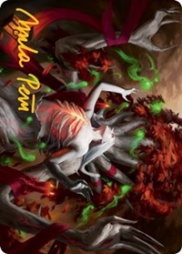 Dryad's Revival Art Card (Gold-Stamped Signature), Art Series: Innistrad: Midnight Hunt