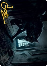 Primal Adversary Art Card (Gold-Stamped Signature), Art Series: Innistrad: Midnight Hunt