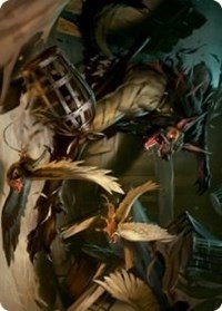 Wing Shredder Art Card, Art Series: Innistrad: Midnight Hunt