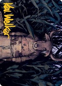 Fleshtaker Art Card (Gold-Stamped Signature), Art Series: Innistrad: Midnight Hunt