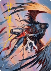 Liesa, Forgotten Archangel Art Card (Gold-Stamped Signature), Art Series: Innistrad: Midnight Hunt