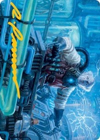 Ludevic, Necrogenius Art Card (Gold-Stamped Signature), Art Series: Innistrad: Midnight Hunt