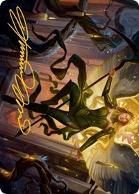 Sigarda, Champion of Light Art Card (Gold-Stamped Signature), Art Series: Innistrad: Midnight Hunt
