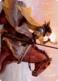 Sunrise Cavalier Art Card, Art Series: Innistrad: Midnight Hunt
