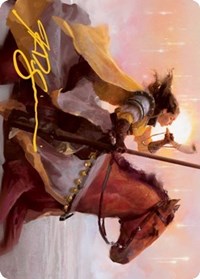 Sunrise Cavalier Art Card (Gold-Stamped Signature), Art Series: Innistrad: Midnight Hunt