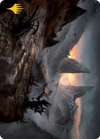 Haunted Ridge Art Card (Gold-Stamped Signature), Art Series: Innistrad: Midnight Hunt