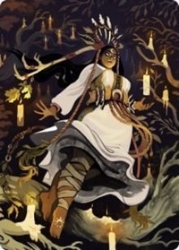 Candlegrove Witch Art Card (76/81), Art Series: Innistrad: Midnight Hunt