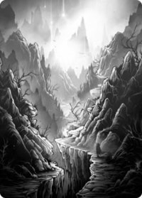 Mountain Art Card, Art Series: Innistrad: Midnight Hunt