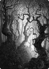 Forest Art Card (80/81), Art Series: Innistrad: Midnight Hunt