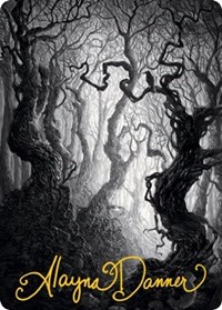 Forest Art Card (80/81) (Gold-Stamped Signature), Art Series: Innistrad: Midnight Hunt