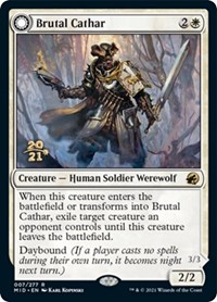 Brutal Cathar, Prerelease Cards