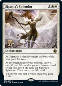 Sigarda's Splendor, Prerelease Cards
