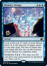 Memory Deluge, Prerelease Cards