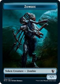 Zombie (004) // Zombie (005) Double-Sided Token, Commander: Innistrad: Midnight Hunt