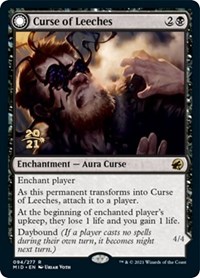 Curse of Leeches, Prerelease Cards