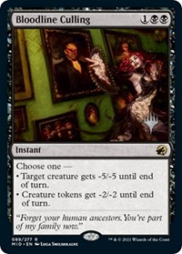 Bloodline Culling, Promo Pack: Innistrad: Midnight Hunt