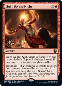 Light Up the Night, Prerelease Cards