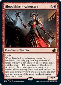 Bloodthirsty Adversary, Promo Pack: Innistrad: Midnight Hunt