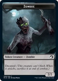 Zombie (005) Token, Innistrad: Midnight Hunt