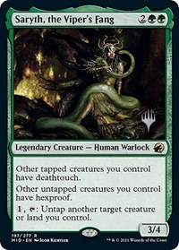 Saryth, the Viper's Fang, Promo Pack: Innistrad: Midnight Hunt
