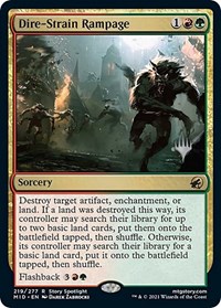 Dire-Strain Rampage, Promo Pack: Innistrad: Midnight Hunt