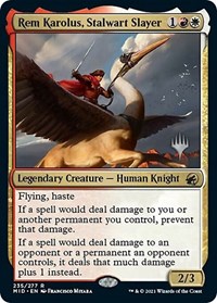 Rem Karolus, Stalwart Slayer, Promo Pack: Innistrad: Midnight Hunt
