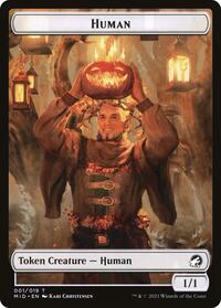 Human // Insect Double-Sided Token, Innistrad: Midnight Hunt