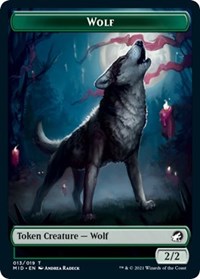 Wolf // Beast Double-Sided Token, Innistrad: Midnight Hunt